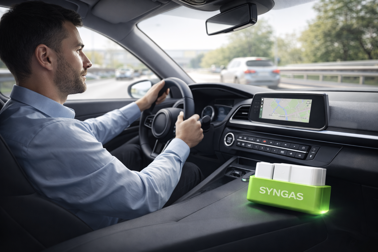 Driver using SynGas for efficient commuting