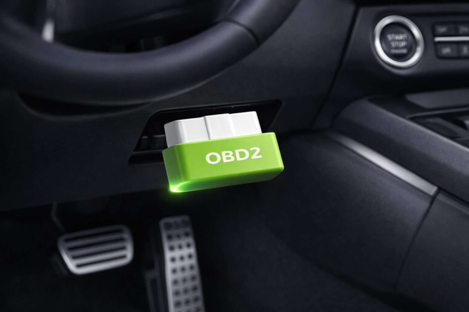 SynGas OBD2 fuel-saving device installed in a car